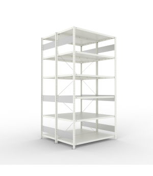 Fachbodenregal Grundregal 2500×1300×600 mm, 230 kg Fachlast 