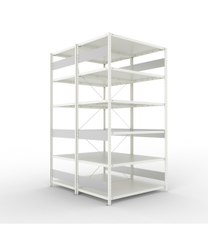 Fachbodenregal Grundregal 2500×1300×800 mm, 230 kg Fachlast 