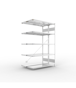Fachbodenregal Anbauregal 2000×1300×400 mm, 230 kg Fachlast 