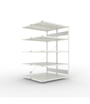 Fachbodenregal Anbauregal 2000×1300×600 mm, 230 kg Fachlast 