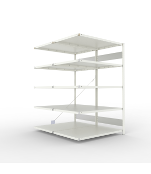 Fachbodenregal Anbauregal 2000×1300×800 mm, 230 kg Fachlast 