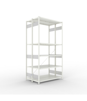 Fachbodenregal Anbauregal 2500×1300×400 mm, 230 kg Fachlast 