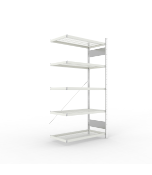 Fachbodenregal Anbauregal 2000×1000×500 mm, 150 kg Fachlast 