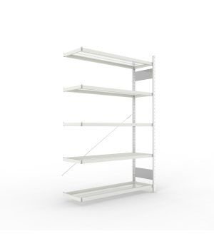 Fachbodenregal Anbauregal 2000×1300×400 mm, 150 kg Fachlast 