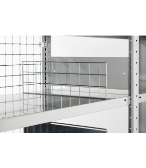 Gitterfachteiler freistehend CLIP 150 x 500 mm, 10 Stück – M