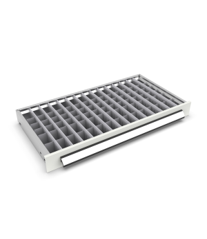 Schubladen-Teilerset 3 CLIP H 100 mm verzinkt – META