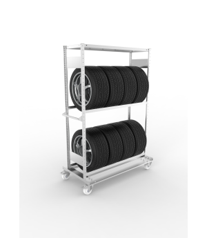 Reifenregal Komplettregal 1850×1300×400 mm, 150 kg Fachlast 