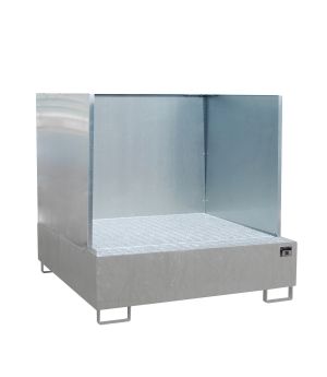 Auffangwanne 450 l, 1480×1460×1360 mm, Stahl feuerverzinkt, 