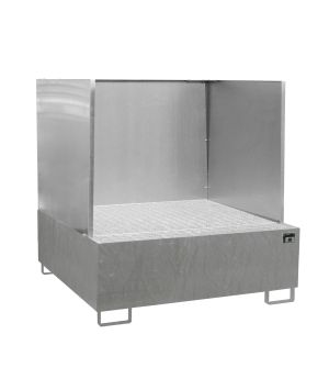 Auffangwanne 800 l, 1480×1460×1530 mm, Stahl feuerverzinkt, 