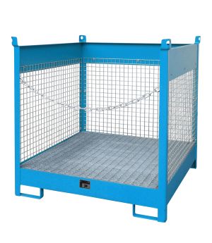 Fass-Stapelpalette FSP-4 D, für 4 Fässer (200 l), 1400×1400×