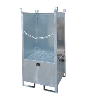 Fass-Stapelpalette FSP-1 G, für 1 Fass (200 l), 750×750×1590