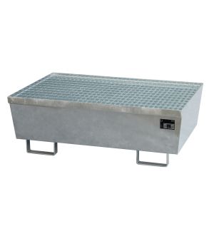 Auffangwanne 225 l, 1200×800×415 mm, Stahl feuerverzinkt, mi