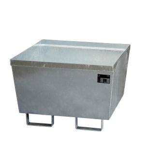 Auffangwanne 229 l, 800×800×545 mm, Stahl feuerverzinkt