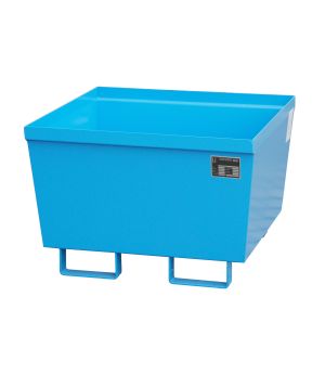Auffangwanne 229 l, 800×800×545 mm, Stahl lackiert, RAL 5012