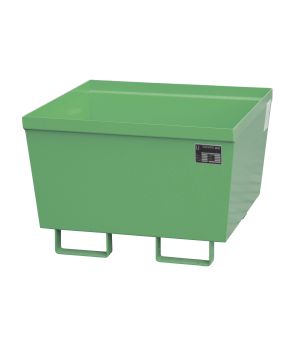 Auffangwanne 229 l, 800×800×545 mm, Stahl lackiert, RAL 6011