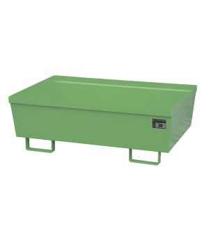 Auffangwanne 246 l, 1200×800×415 mm, Stahl lackiert, RAL 601