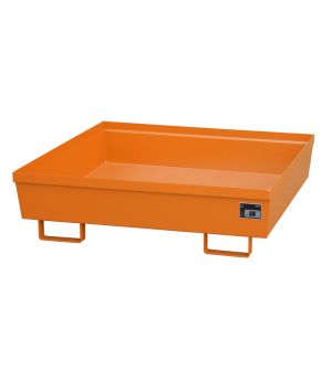 Auffangwanne 280 l, 1200×1200×335 mm, Stahl lackiert, RAL 20