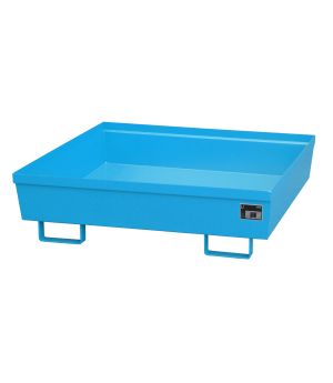 Auffangwanne 280 l, 1200×1200×335 mm, Stahl lackiert, RAL 50