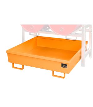 Auffangwanne 280 l, 1200×1200×335 mm, Stahl lackiert, RAL 20
