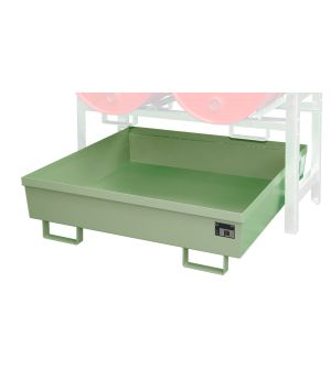 Auffangwanne 280 l, 1200×1200×335 mm, Stahl lackiert, RAL 60