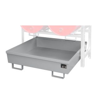 Auffangwanne 280 l, 1200×1200×335 mm, Stahl lackiert, RAL 70