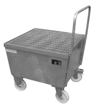 Auffangwanne 215 l, 800×870×1115 mm, Stahl feuerverzinkt, mi