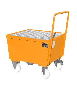 Auffangwanne 215 l, 800×870×1115 mm, Stahl lackiert, mit Git