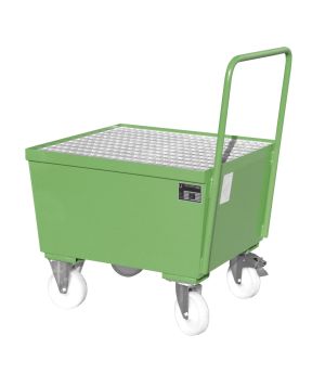 Auffangwanne 215 l, 800×870×1115 mm, Stahl lackiert, mit Git