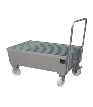 Auffangwanne 225 l, 800×1280×1115 mm, Stahl feuerverzinkt, m