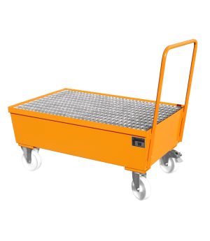 Auffangwanne 225 l, 800×1280×1115 mm, Stahl lackiert, mit Gi