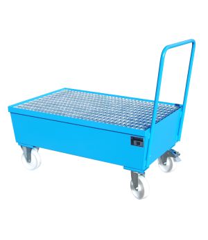 Auffangwanne 225 l, 800×1280×1115 mm, Stahl lackiert, mit Gi