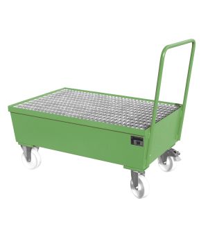 Auffangwanne 225 l, 800×1280×1115 mm, Stahl lackiert, mit Gi