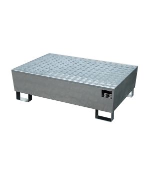 Auffangwanne 204 l, 1200×800×360 mm, Stahl feuerverzinkt, mi