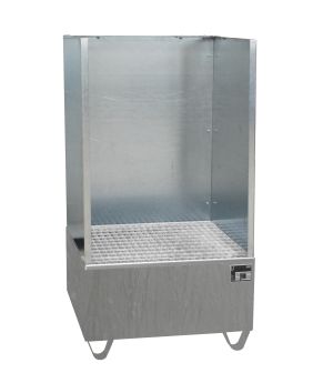 Auffangwanne 203 l, 820×810×1460 mm, Stahl feuerverzinkt, mi