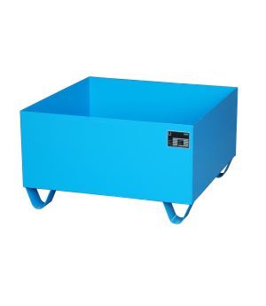 Auffangwanne 210 l, 800×800×460 mm, Stahl lackiert, RAL 5012
