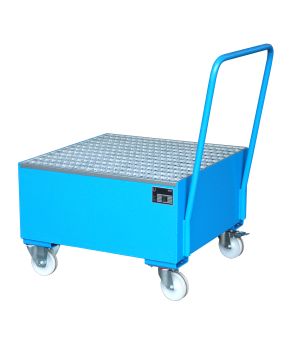 Auffangwanne 200 l, 800×920×1115 mm, Stahl lackiert, mit Git