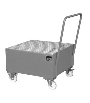 Auffangwanne 200 l, 800×920×1115 mm, Stahl lackiert, mit Git