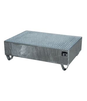 Auffangwanne 215 l, 1200×800×360 mm, Stahl feuerverzinkt, mi