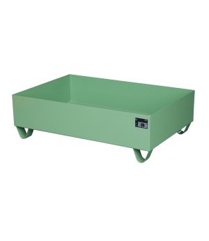 Auffangwanne 224 l, 1200×800×360 mm, Stahl lackiert, RAL 601