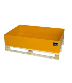 Auffangwanne 224 l, 1200×800×260 mm, Stahl lackiert, RAL 200