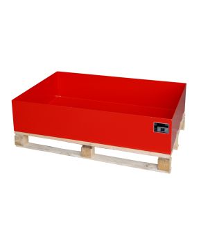 Auffangwanne 224 l, 1200×800×260 mm, Stahl lackiert, RAL 300