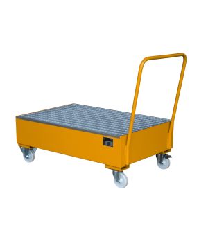 Auffangwanne 215 l, 800×1320×1115 mm, Stahl lackiert, mit Gi