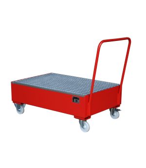 Auffangwanne 215 l, 800×1320×1115 mm, Stahl lackiert, mit Gi