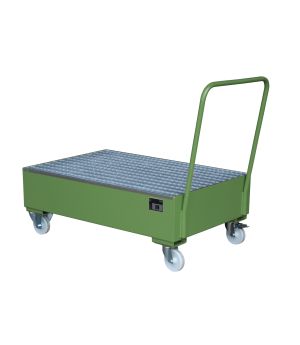 Auffangwanne 215 l, 800×1320×1115 mm, Stahl lackiert, mit Gi