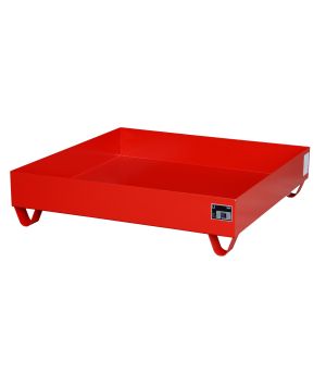 Auffangwanne 230 l, 1200×1200×285 mm, Stahl lackiert, RAL 30