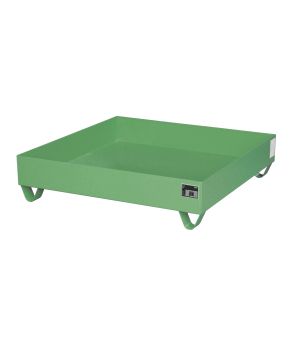 Auffangwanne 230 l, 1200×1200×285 mm, Stahl lackiert, RAL 60