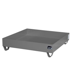 Auffangwanne 230 l, 1200×1200×285 mm, Stahl lackiert, RAL 70