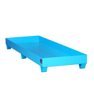 Auffangwanne 241 l, 2400×800×250 mm, Stahl lackiert, RAL 501