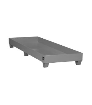 Auffangwanne 241 l, 2400×800×250 mm, Stahl lackiert, RAL 700