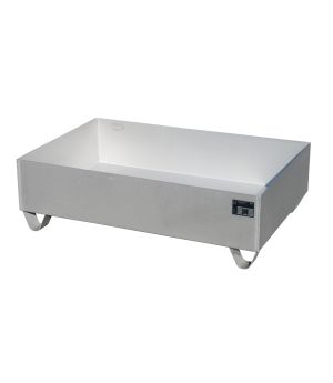 Auffangwanne 224 l, 1200×800×360 mm, Stahl gebeizt